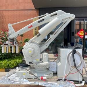 Used ABB IRB 660-250/3.15 4-Axis Palletizing Robot Arm (250kg Payload, 3150mm Reach) with IRC5 Controller