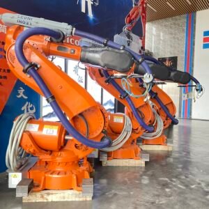Used ABB IRB 6640-235/2.55 Industrial Robot Arm (235kg Payload, 2550mm Reach) with IRC5 Controller