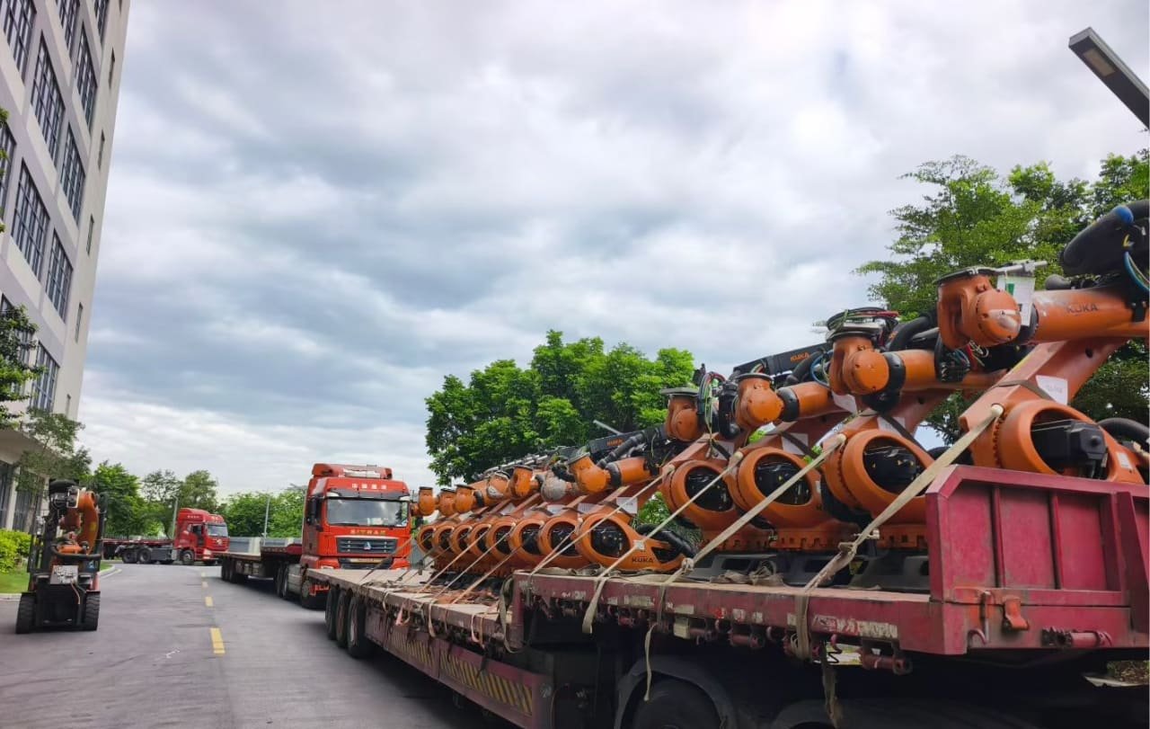 Batch of tested ABB industrial robots for wholesale distribution