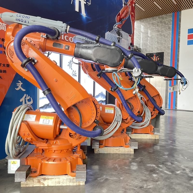 Used ABB IRB 6640-235/2.55 Industrial Robot Arm (235kg Payload, 2550mm Reach) with IRC5 Controller